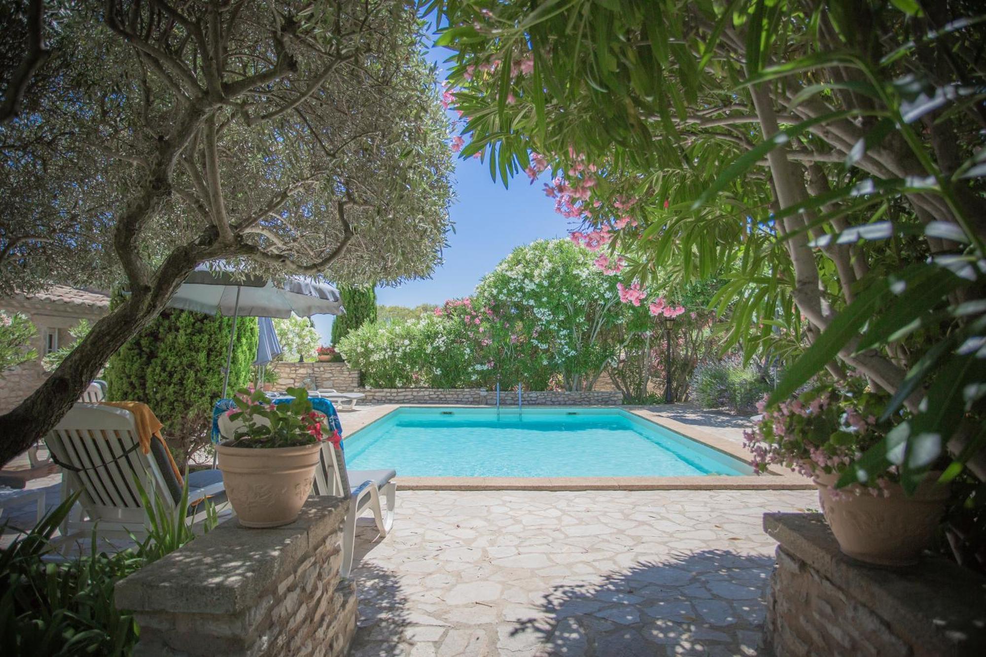 L'Enclos Des Lauriers Roses Cabrieres  Bagian luar foto